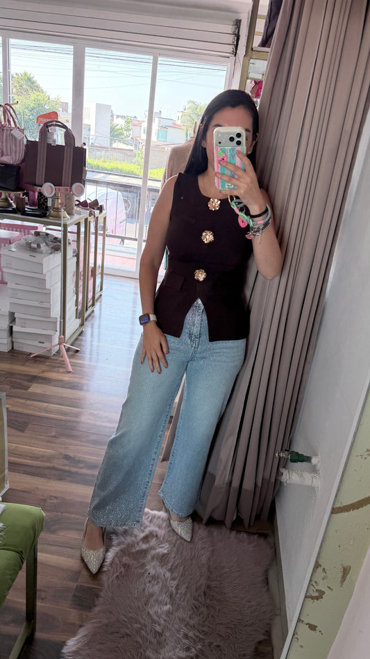 Chaleco Lulu Chocolate