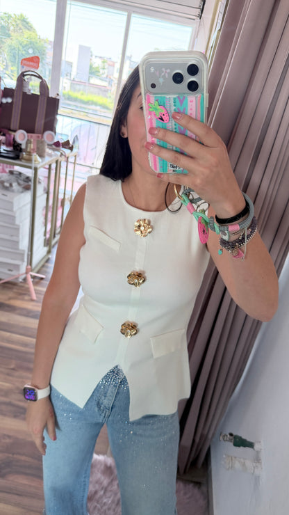 Chaleco Lulu Blanco